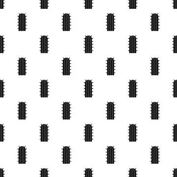Cereus Candicans cactus pattern vector Illustrazione stock