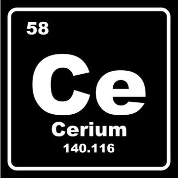 Cerium icon イラスト素材