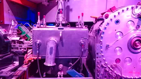 CERN. Equipment at the center of the Large Hadron Collider Stock Footage 169784631