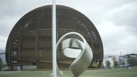 Cern Geneva globe center Stock Footage 143961832