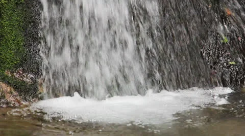 Cerna Valley waterfall Video stock 25135699