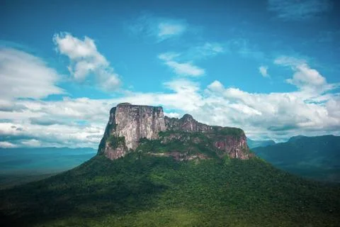 Cerro Autana, Amazonas State - Venezuela Stock Photos