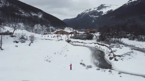 Cerro Castor ski resort Stock Footage 220463390
