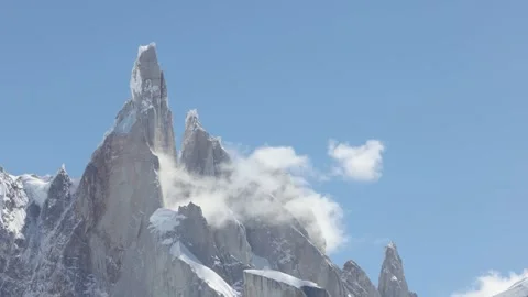 Cerro Torre timelapse Stockbeeldmateriaal 328007676