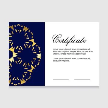 Certificate of appreciation design vector Stock Illustration