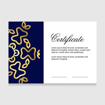 Certificate of appreciation design vector Stock Illustration