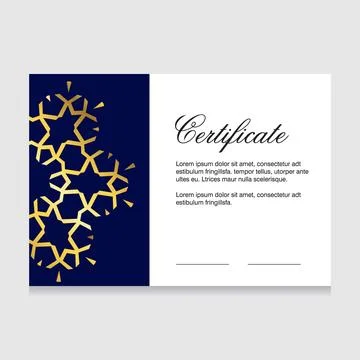 Certificate of appreciation design vector Stock Illustration