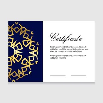 Certificate of appreciation design vector Stock Illustration