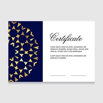 Certificate of appreciation design vector Stock Illustration