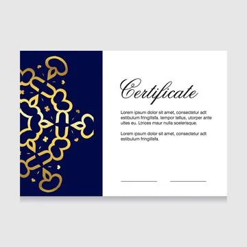 Certificate of appreciation design vector Stock Illustration