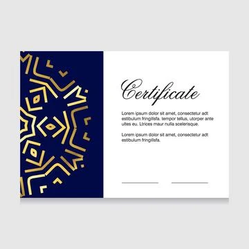 Certificate of appreciation design vector Stock Illustration