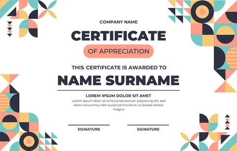 Certificate-creative-background Stock Illustration