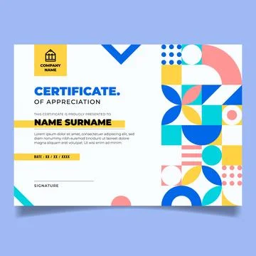 Certificate-creative Stock Illustration