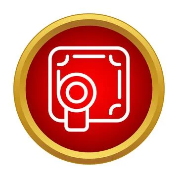 Certificate document icon symbolizing award and achievement Illustrazione stock