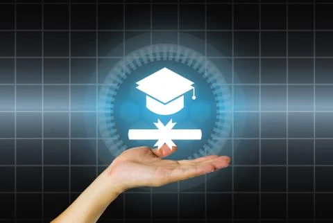 Certificate education concept Stock Photos