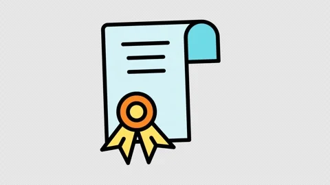Certificate Stock Footage 291371715