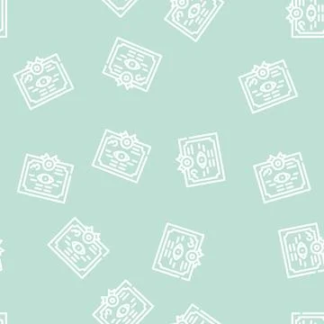 Certificate of glasses line vector seamless pattern 库存插图