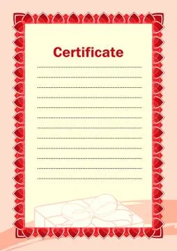 Certificate Stock Illustration