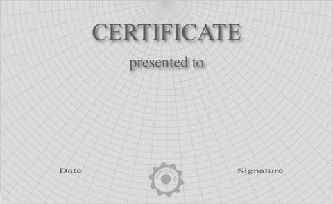 Certificate Stock Illustration