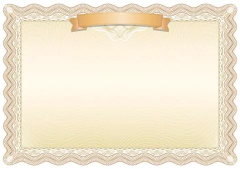 Certificate Stock Illustration