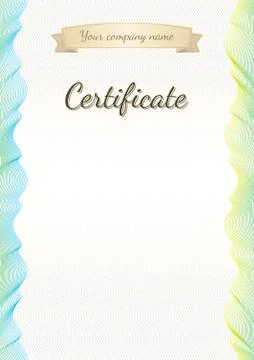 Certificate Stock Illustration