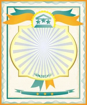 Certificate Stock Illustration