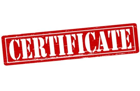 Certificate Stock Illustration