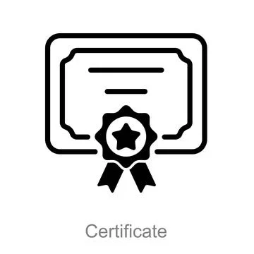 Certificate Stock Illustration