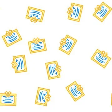 Certificate or diploma of graduation vector seamless pattern Stockillustratie