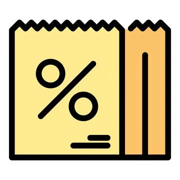 Certificate promo icon vector flat Illustrazione stock