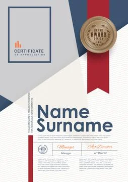 Certificate template with Luxury Illustrazione stock