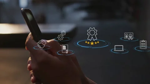 Certification and standardization process, iso certified business, Stock Footage 281719004