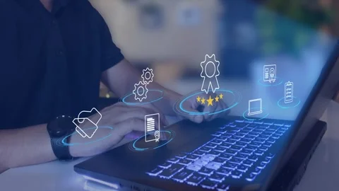 Certification and standardization process, iso certified business, Stock Footage 293190045