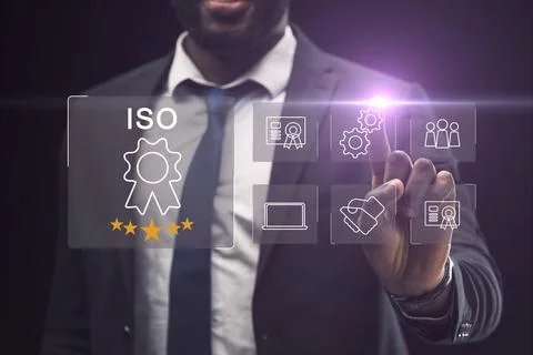 Certification and standardization process, iso-certified business, Stock Photos
