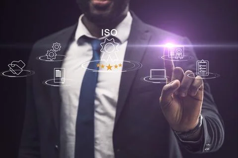 Certification and standardization process, iso-certified business, Stock Photos