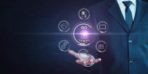 Certification and standardization process, iso-certified business, Stock Photos