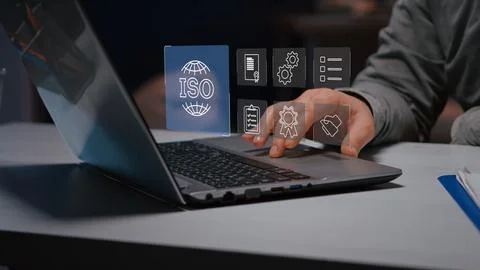 Certification and standardization process, iso-certified business, Stock Photos