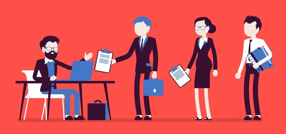 Certification official act Stock Illustration