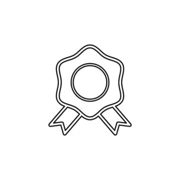Certification seal icon - vector award badge Stock Illustration