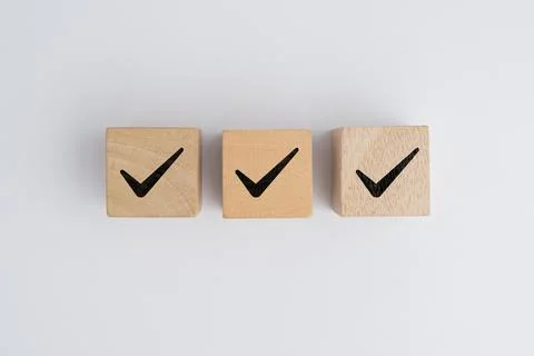 Certified and correct mark. Standard certification, accurate selection, pro.. Stock Photos