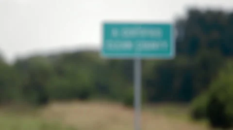 A Certified Clean County Sign Stock-Footage 49546056