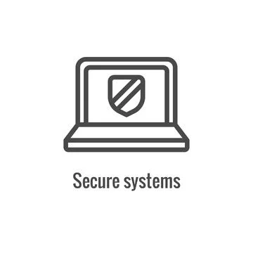 Certified Ethical Hacking icon showing security and hacking ideas 스톡 일러스트