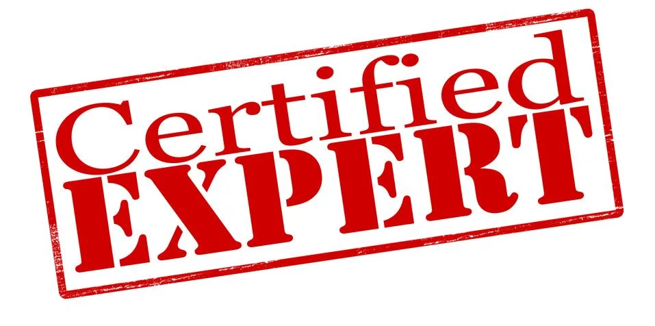 Certified expert Stock Illustration