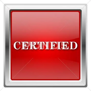 Certified icon Stock Illustration