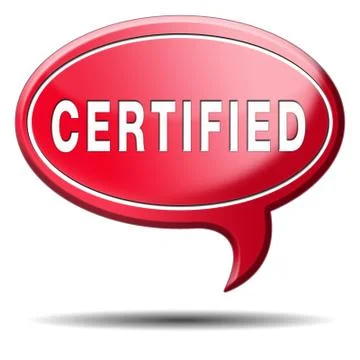 Certified Stock Illustration