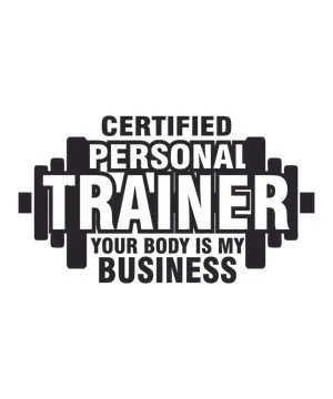 Certified Personal Trainer Stock Illustration