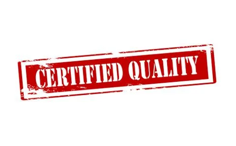 Certified quality Stock Illustration