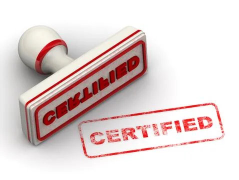 Certified. The seal Ilustração Stock