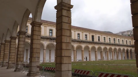 Certosa of padula 2 Stock Footage 104245926