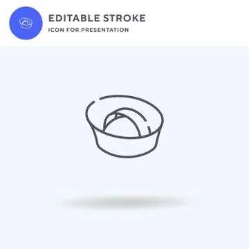 Cervical icon vector, filled flat sign, solid pictogram isolated on white, logo イラスト素材